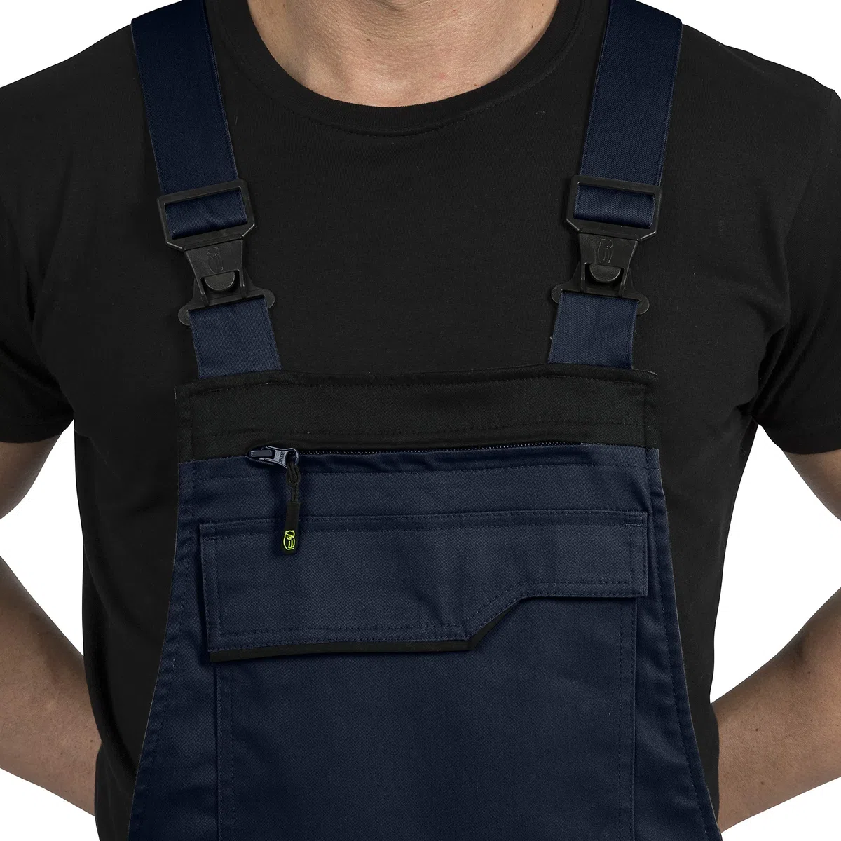 TRIUSO Leib Wächter Flex-Line Herren Latzhose flexibel mit Spandex