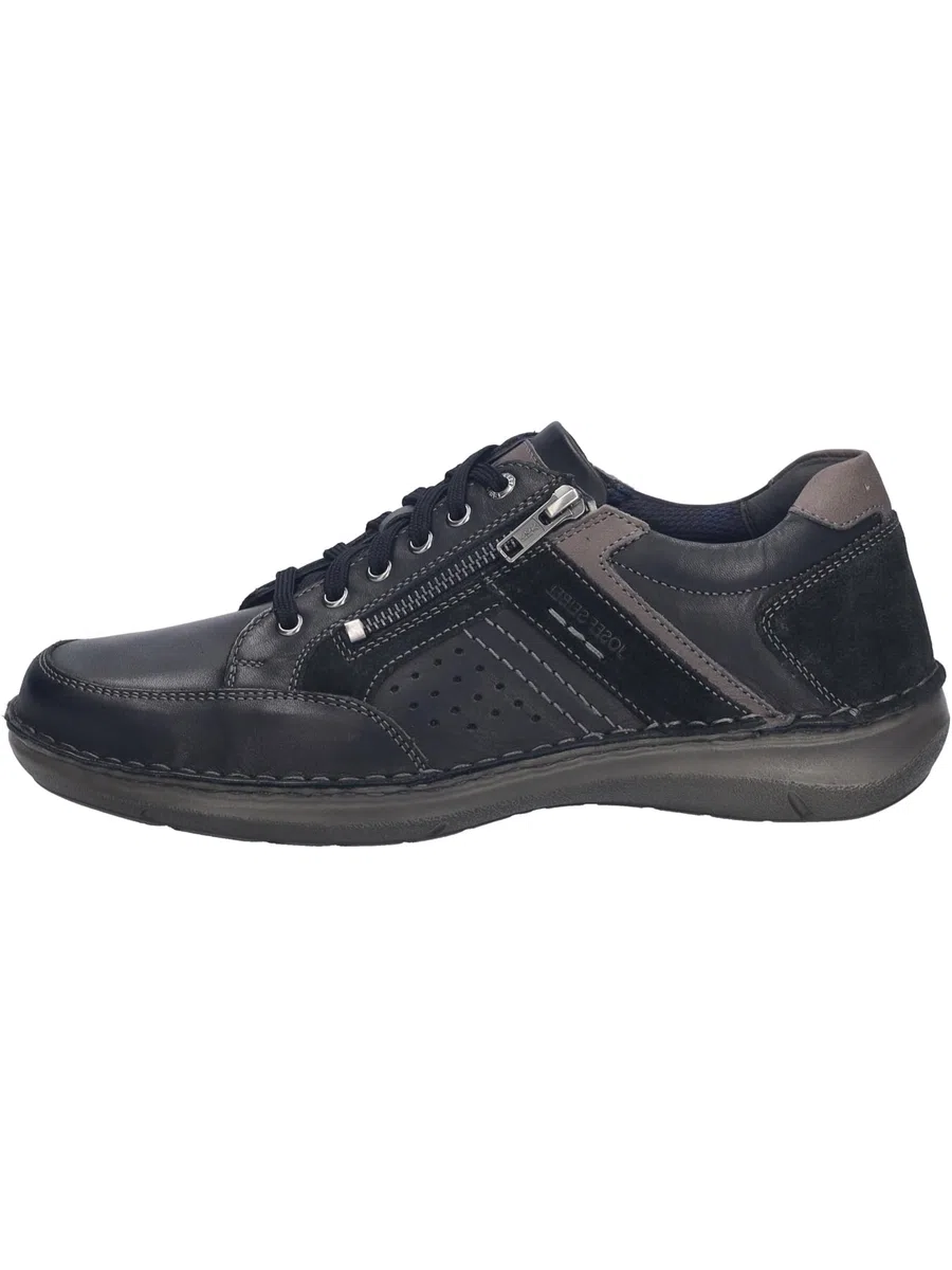 Josef Seibel New Anvers 02 Halbschuh Herren Leder Nappa Klettverschluss