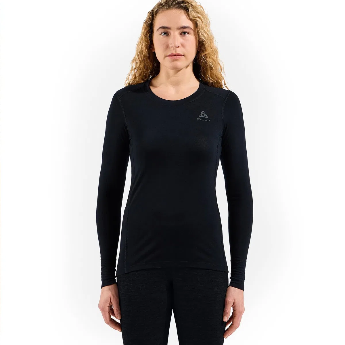 Odlo Thermounterwäsche Merino 200 | Merino Unterwäsche für Herren | Langarm-Thermoshirt