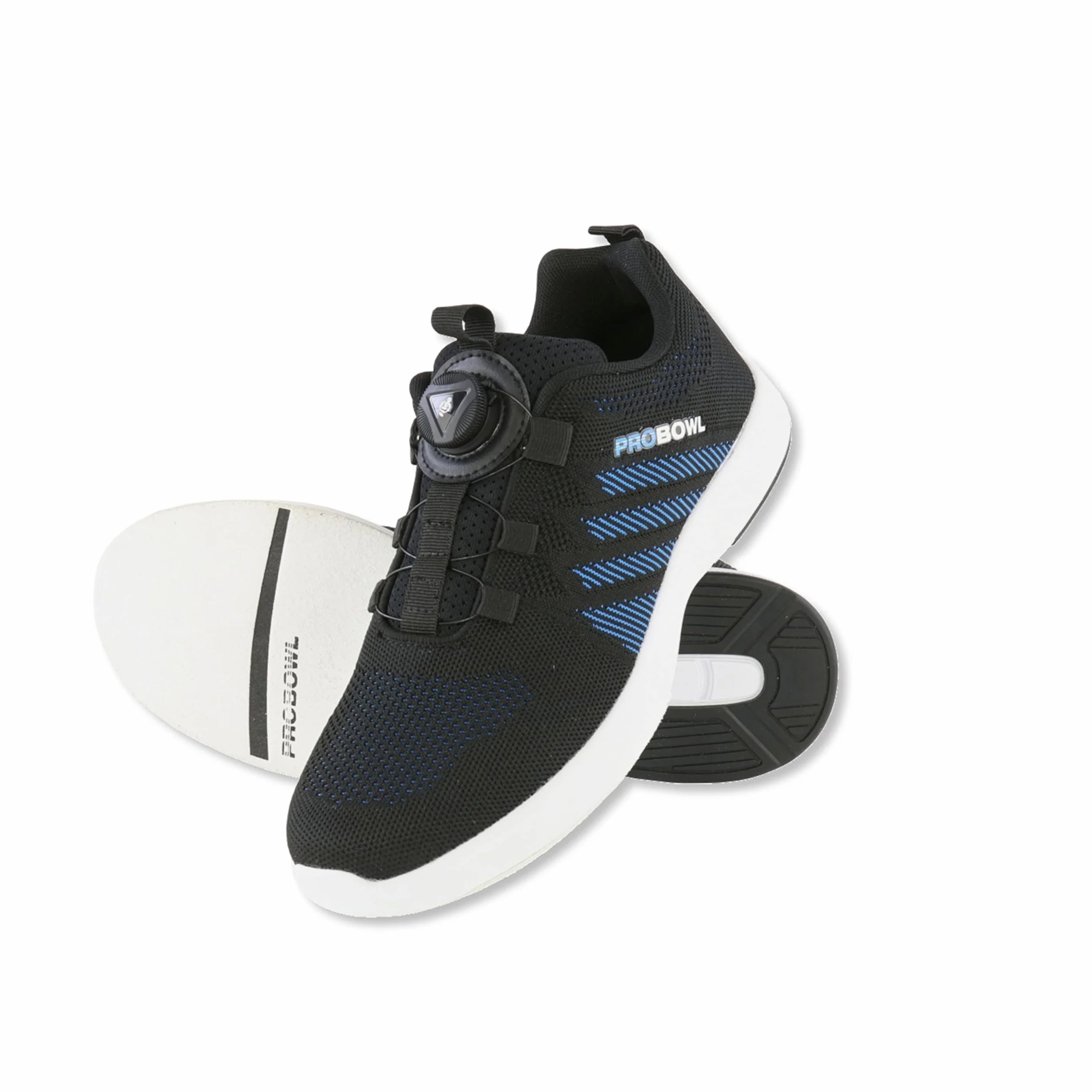 Bowling-Schuhe Herren Erwachsene - Pro Bowl Supro – Gleitsohlen – Hobby Freizeitspieler - Größe: 42,5