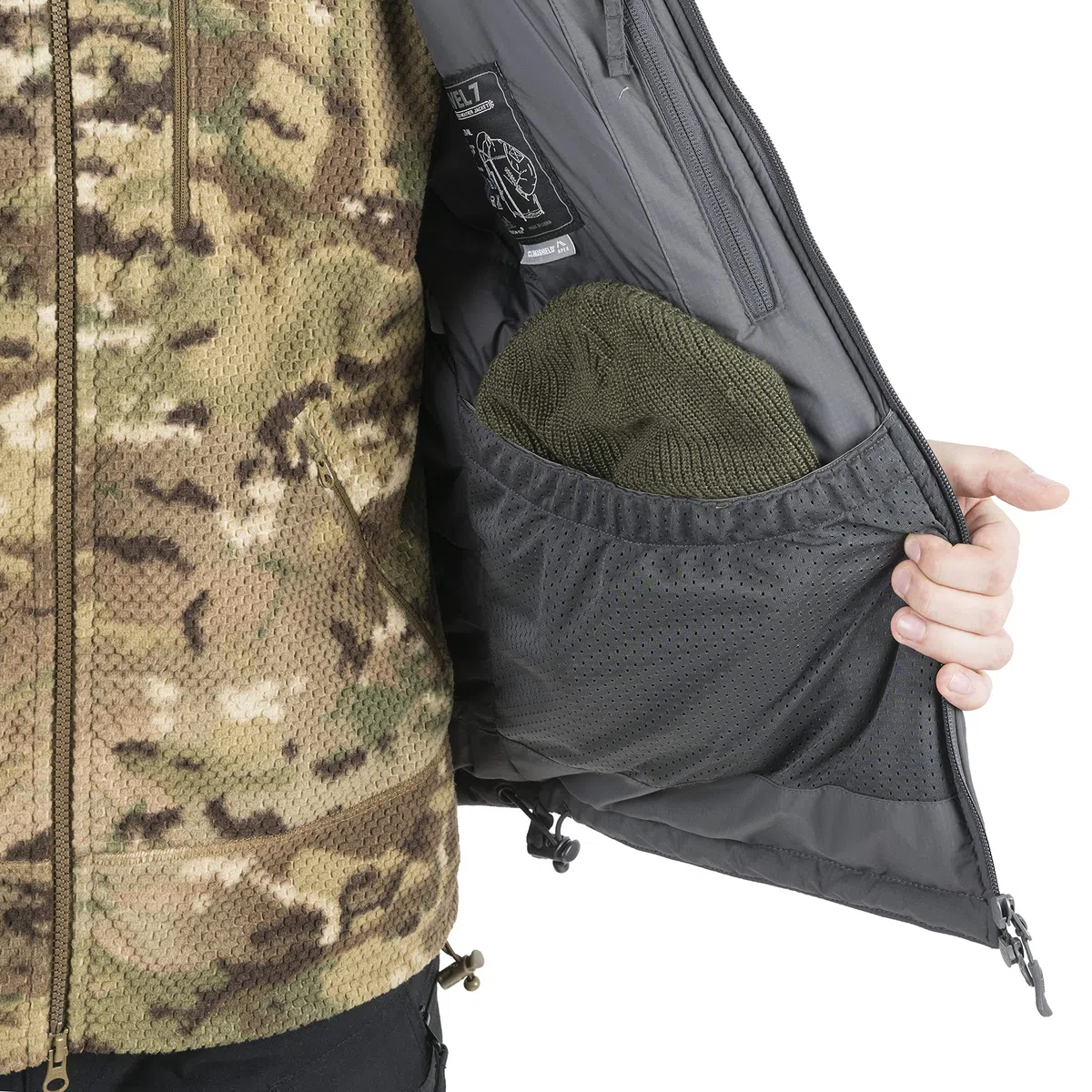 Helikon-Tex Level 7 Lightweight Winter Jacket - ClimaShield Apex, Hell Grau Shadow Grey