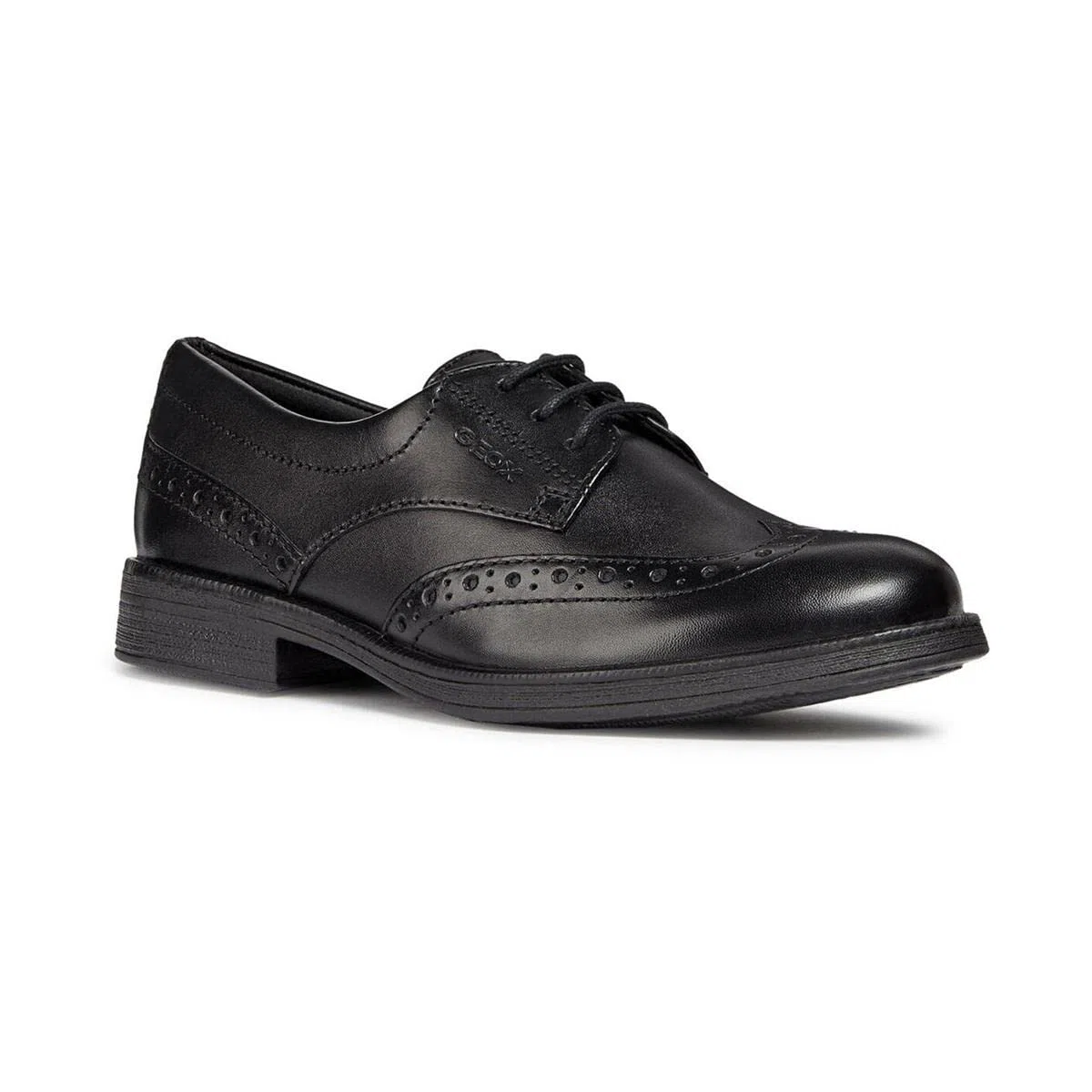 Geox Mädchen Jr Agata D Schuhe, Schwarz, 39 EU