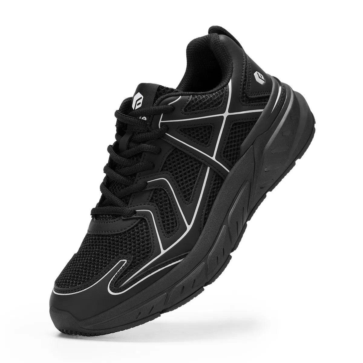 FitVille Laufschuhe Herren Extra Weite Sportschuhe Hallux Schuhe Atmungsaktiv Fitnessstudio Turnschuhe rutschfest Outdoor Joggingschuhe Freizeit Straßenlaufschuhe