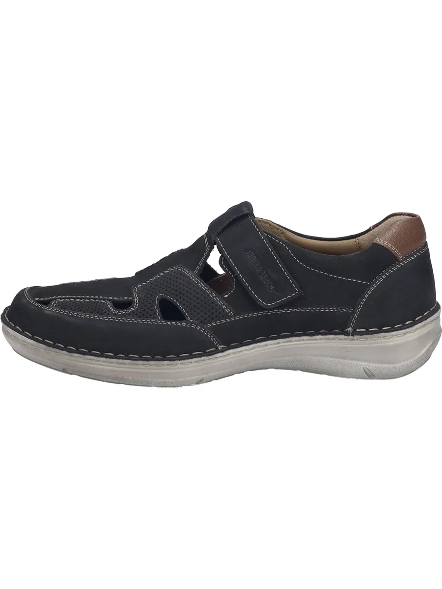 Josef Seibel Herren Kletthalbschuhe New Anvers.81,Weite K (Extra weit),Wechselfußbett
