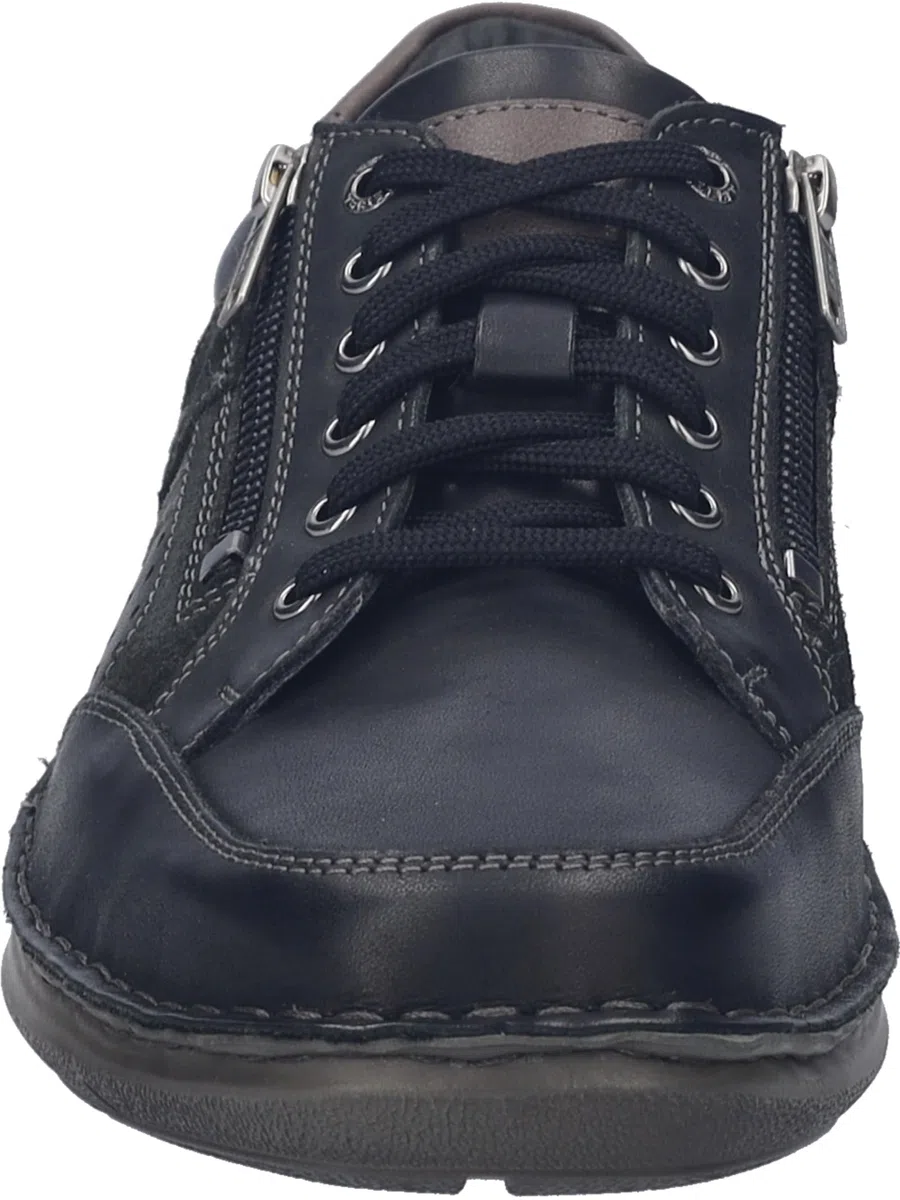 Josef Seibel New Anvers 02 Halbschuh Herren Leder Nappa Klettverschluss