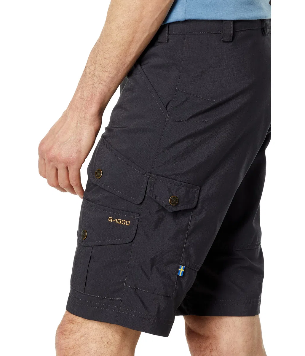Fjällräven Vidda Pro Lite Shorts M Herren Wandershorts Freizeitshorts Dark Grey grau