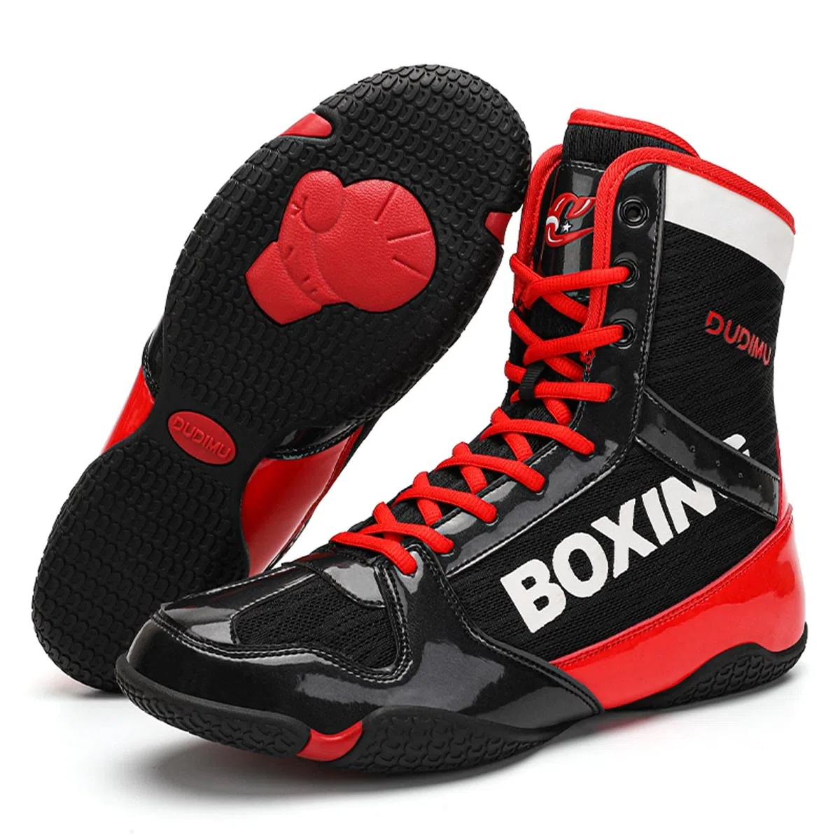 BLBK Boxschuhe Herren Wrestling Schuhe Jugendliche Muay Thai Kickboxen