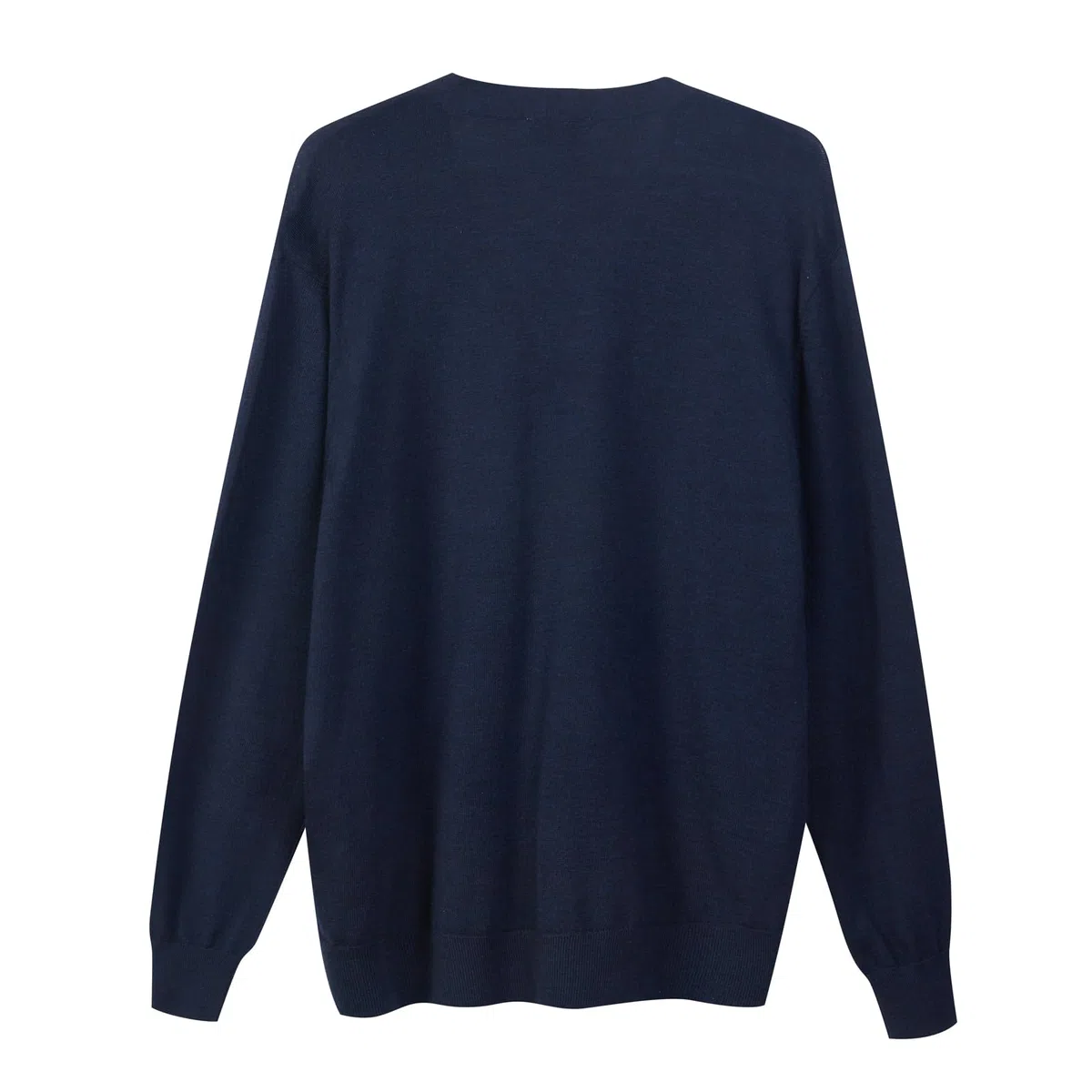 Diana Studio - Basic Cardigan, Herren, 100% Merinowolle, Langarm, Normale Passform