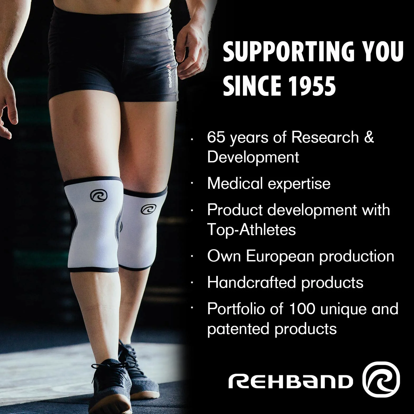 Rehband QD Kompressionshose Damen, Sportleggings für Frauen, Thermohose-Sport, Unterziehhose speichert Wärme