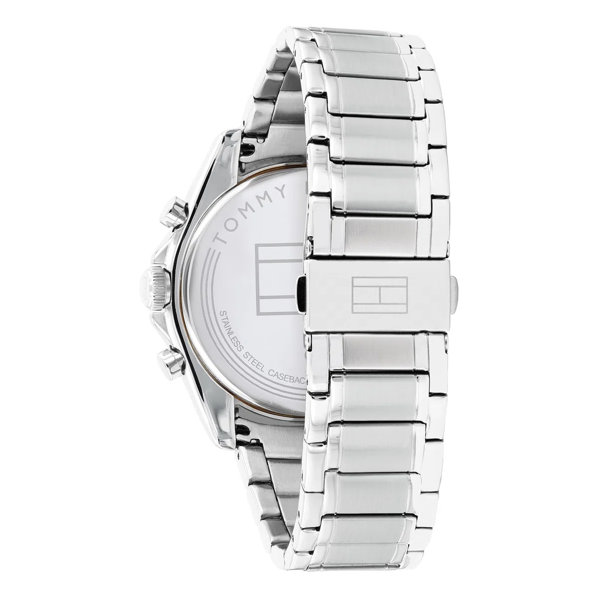 Tommy Hilfiger Multi Zifferblatt Quarz Uhr für Herren mit Edelstahl-und Lederarmband