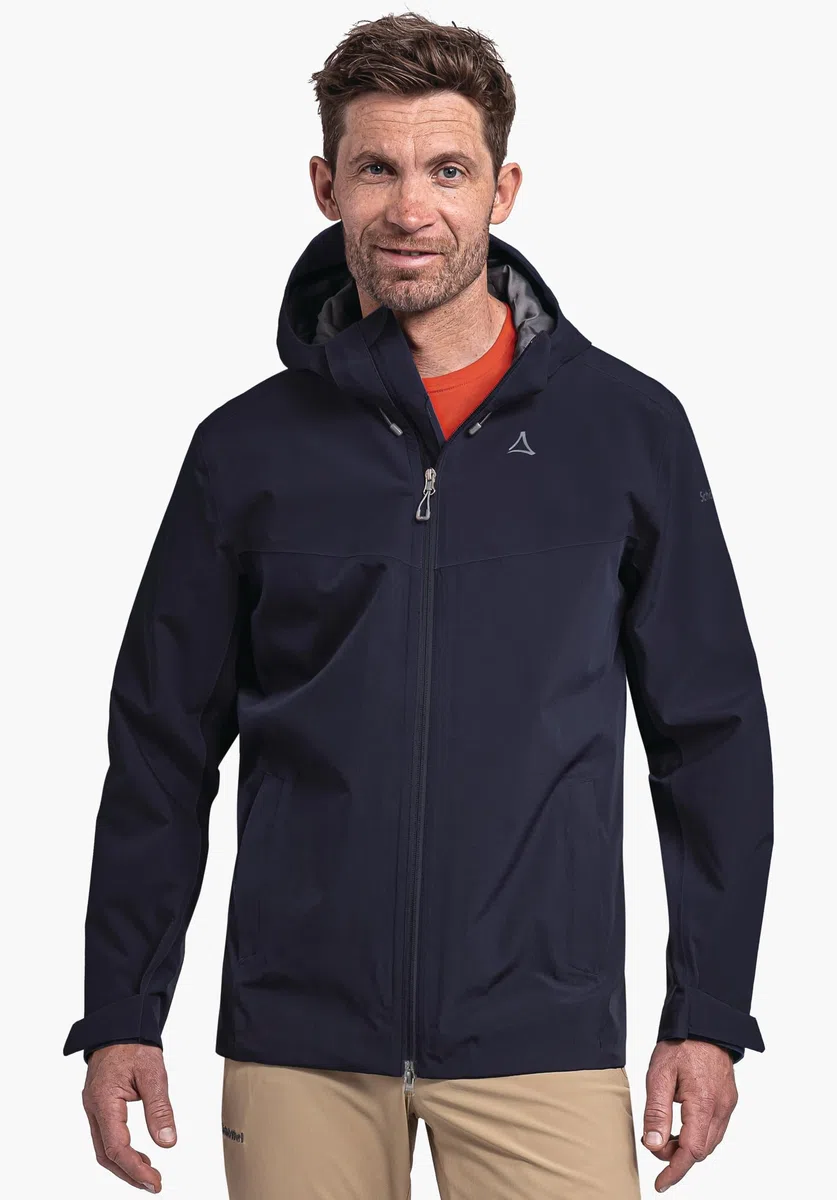 Schöffel Herren 2L Jacket Ankelspitz M, bequeme Outdoor Jacke, wasserdicht & atmungsaktiv, Regenjacke aus elastischem Venturi Material, praktische Innentasche