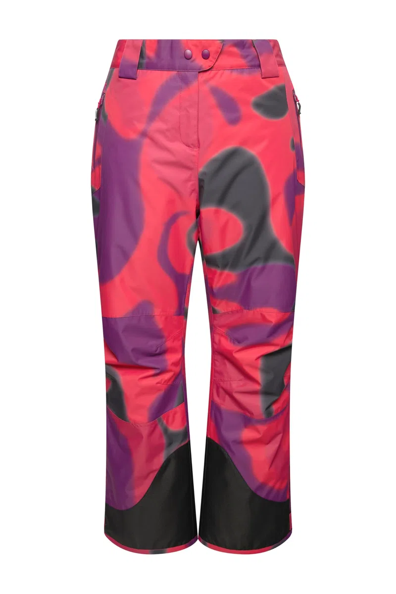 Ulla Popken Damen große Größen Übergrößen Plus Size HYPRAR Skihose, wasserdicht, Klettriegel, Formknie 832529