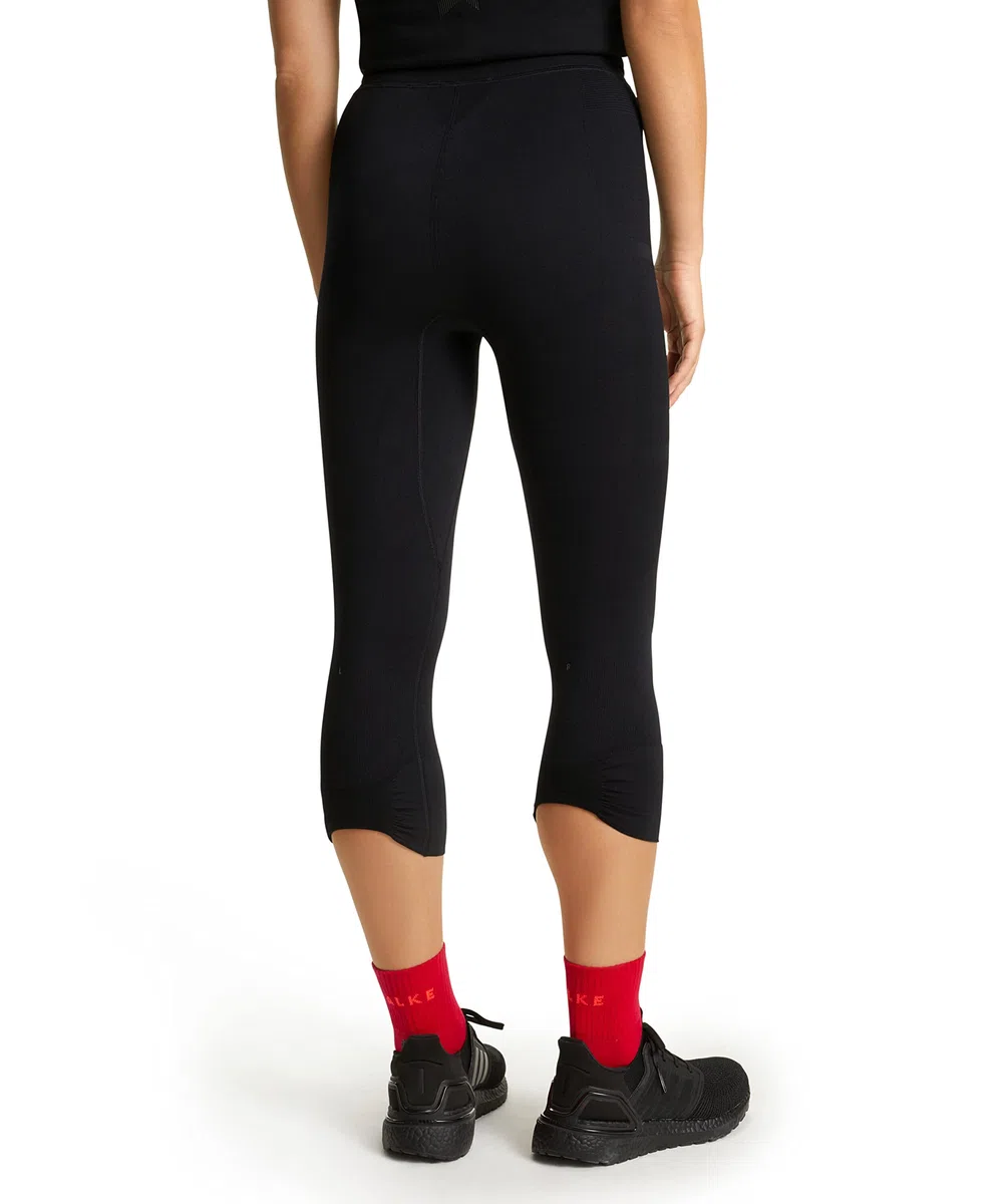 FALKE Damen Kompressionshose Compression 3/4 W Ti Funktionsmaterial mit Kompression