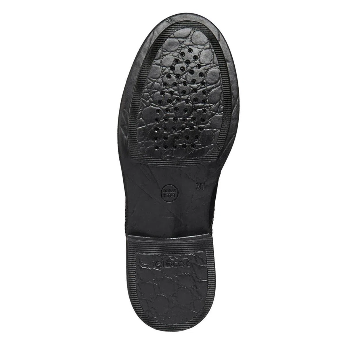 Geox Mädchen Jr Agata D Schuhe, Schwarz, 39 EU
