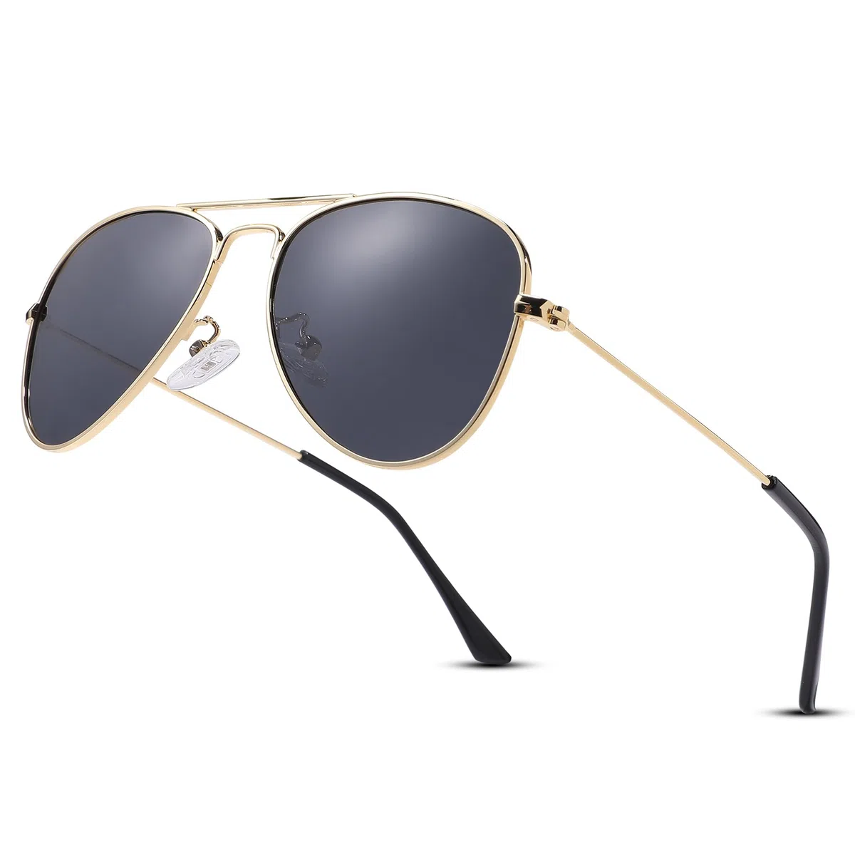 Kinder Pilotenbrille Sonnenbrillen Polarisierte Fliegerbrille Coole Verspiegelt mit UV400 Schutz für Jungen MäDchen Teenage
