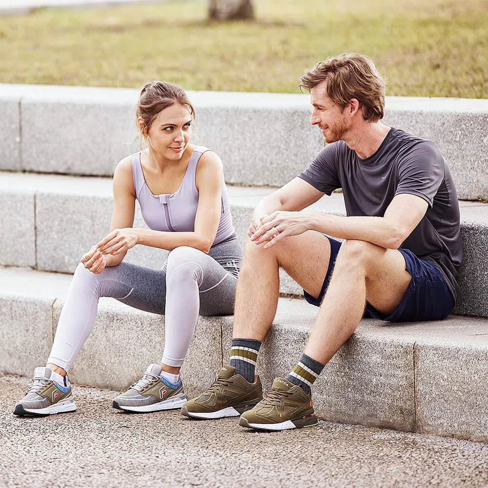 FitVille Laufschuhe Herren Extra Weite Turnschuhe Sportschuhe breite zehenbox Fitnessschuhe Bequeme Sneaker Walking Schuhe für Breite Füße